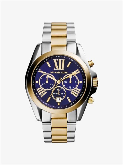 michael kors watch 3 tone|Michael Kors bradshaw 2.